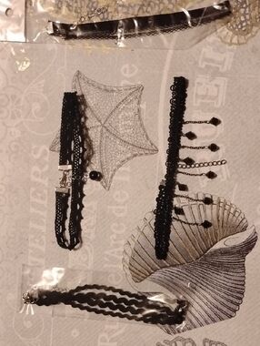 Variety Of 4 Choker Necklaces